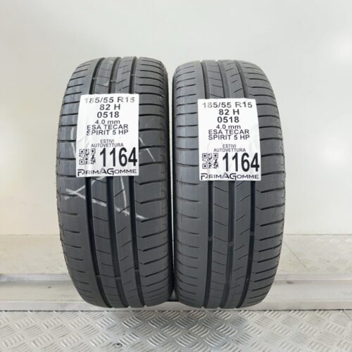 Gomme Usate 185 55 R15 82H ESA Tecar Spirit 5 HP Estive