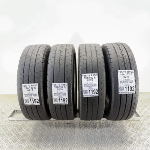 Gomme Usate 195 70 R15C 104 102S Bridgestone Duravis R660 Estive