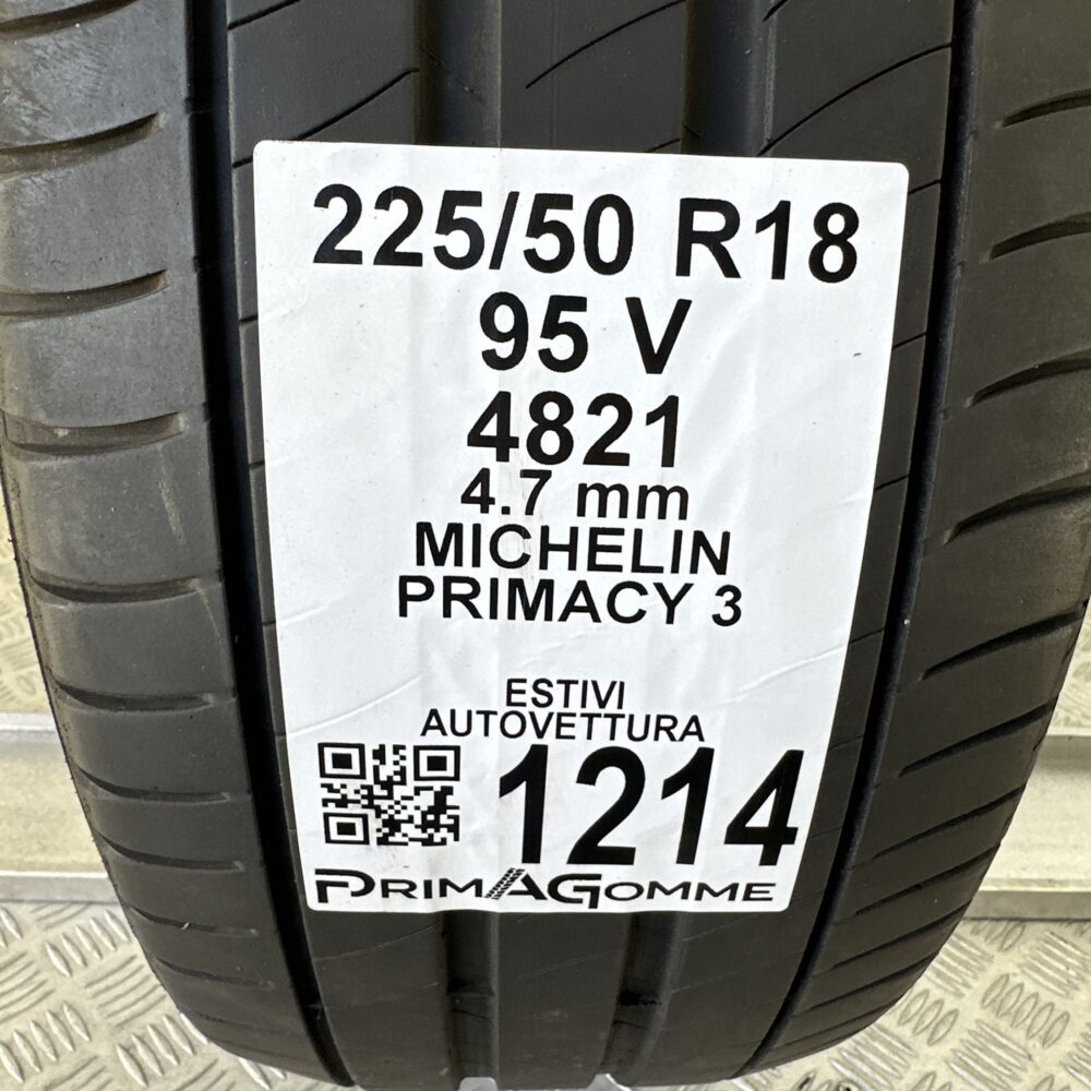 Pneumatico Usato 225 50 R18 95V Michelin Primacy 3 Estivo | Gomme Usate | PrimaGomme.it Pneumatico usato 225 50 R18 Michelin Primacy 3 - foto 5
