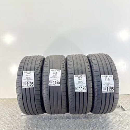 Gomme Usate 215 45 R18 89V Pirelli Cinturato P7 Estive