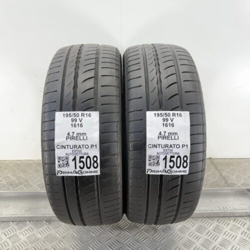 Gomme Usate 195 50 R16 99V Pirelli Cinturato P1 Estive