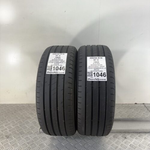 Gomme Usate 205 55 R16 91V Goodyear EfficientGrip Performance 2 91% Estive
