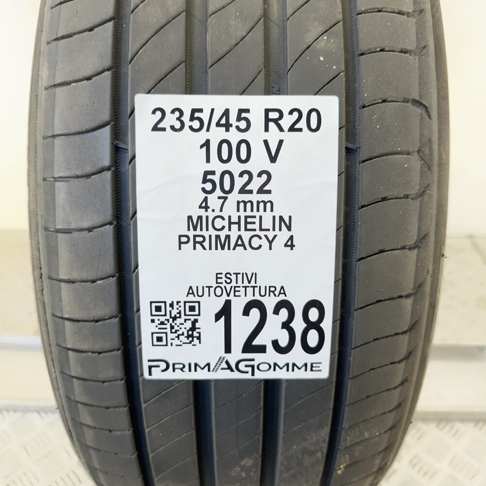 Pneumatico Usato 235 45 R20 100V Michelin Primacy 4 Estivo | Gomme Usate | PrimaGomme.it Pneumatico usato 235 45 R20 Michelin Primacy 4 - foto 4