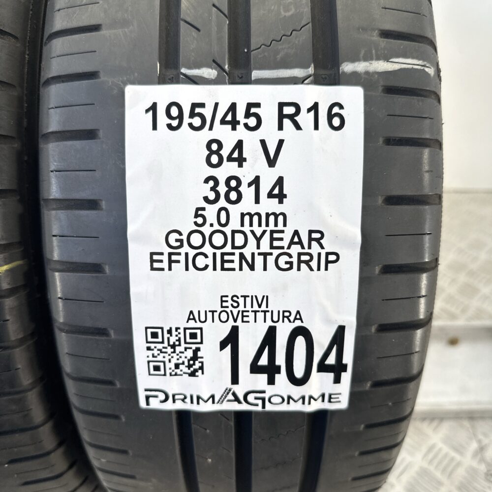 Pneumatici Usati 195 45 R16 84V GOODYEAR EfficientGrip 71% Estive | Gomme Usate | PrimaGomme.it Pneumatici usati 195 45 R16 GOODYEAR EfficientGrip - foto 7
