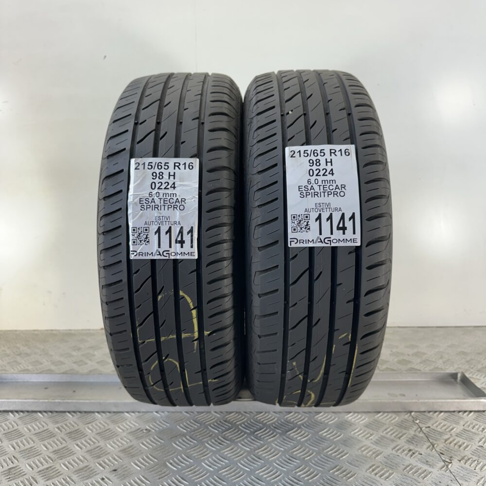 Gomme Usate 215 65 R16 98H ESA TECAR SPIRITPRO 85% Estive | Gomme Usate | PrimaGomme.it Gomme Usate 215 65 R16 98H ESA TECAR SPIRITPRO 85% Estive