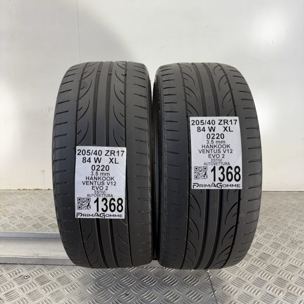 Gomme Usate 205 40 ZR17 XL 84W Hankook Ventus V12 Evo 2 Estive | Gomme Usate | PrimaGomme.it Gomme Usate 205 40 ZR17 XL 84W Hankook Ventus V12 Evo 2 Estive - immagine 10