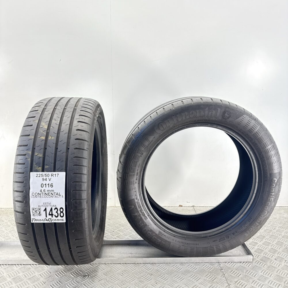 Gomme Usate 225 50 R17 94V Continental ContiEcoContact 5 Estive | Gomme Usate | PrimaGomme.it Gomme Usate 225 50 R17 94V Continental ContiEcoContact 5 Estive - immagine 6