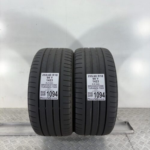Gomme Usate 255 40 R18 99Y Bridgestone Turanza T005 Estive