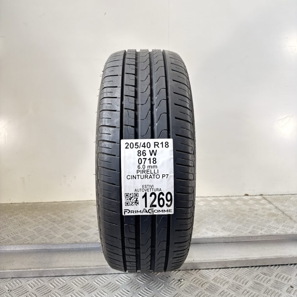Gomma Usata 205 40 R18 86W Pirelli Cinturato P7 86% Estiva | Gomme Usate | PrimaGomme.it Gomma Usata 205 40 R18 86W Pirelli Cinturato P7 86% Estiva