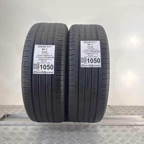 Gomme Usate 225 60 R17 99V Continental Conti Premium Contact 5 Estive