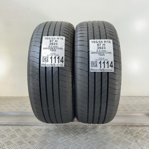 Gomme Usate 195 55 R16 87H Bridgestone T005 74% Estive