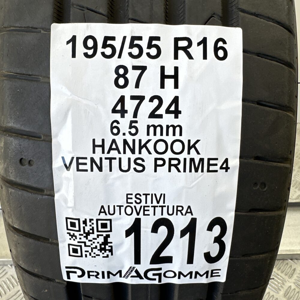 Pneumatico Usato 195 55 R16 87H Hankook Ventus Prime4 93% Estivo | Gomme Usate | PrimaGomme.it Pneumatico usato 195 55 R16 Hankook Ventus Prime4 - foto 5