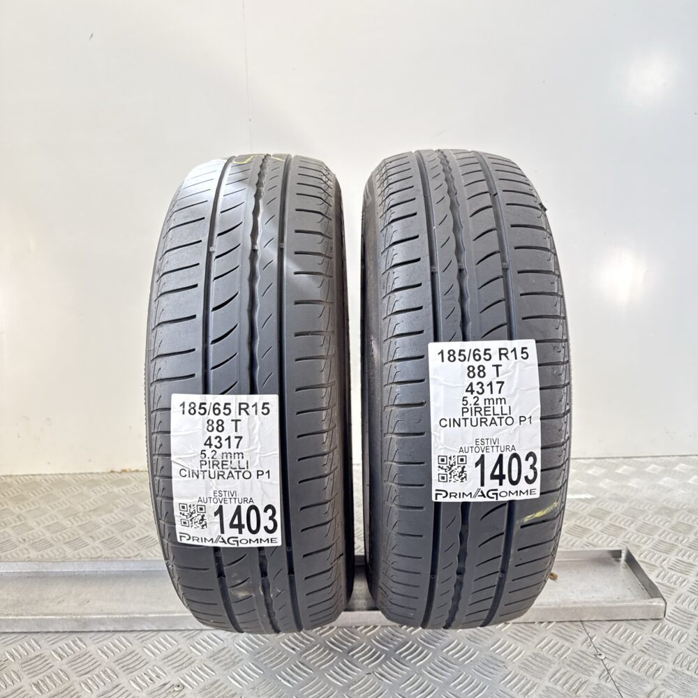 Gomme Usate 185 65 R15 88T Pirelli Cinturato P1 74% Estive | Gomme Usate | PrimaGomme.it Gomme Usate 185 65 R15 88T Pirelli Cinturato P1 74% Estive - immagine 7