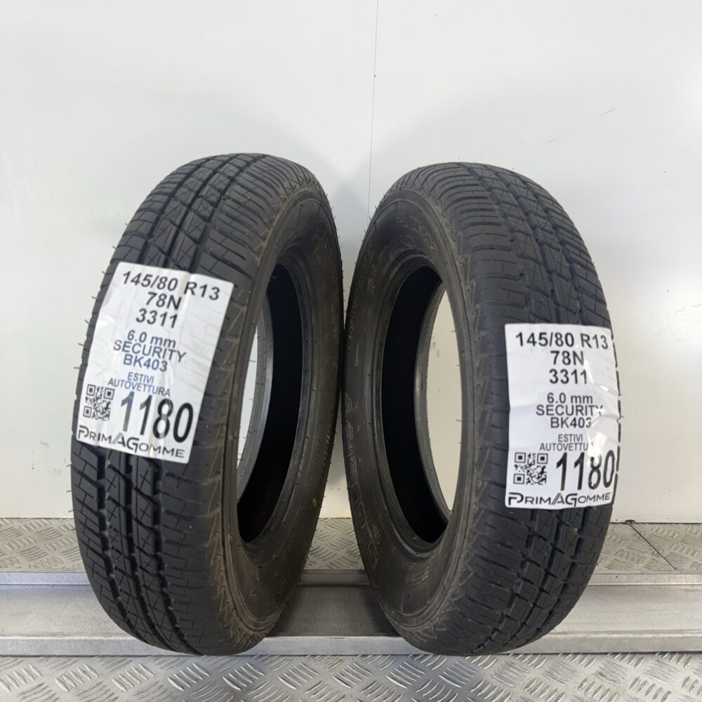 Gomme Usate 145 80 R13 78N Security BK403 86% Estive | Gomme Usate | PrimaGomme.it Gomme Usate 145 80 R13 78N Security BK403 86% Estive - immagine 6