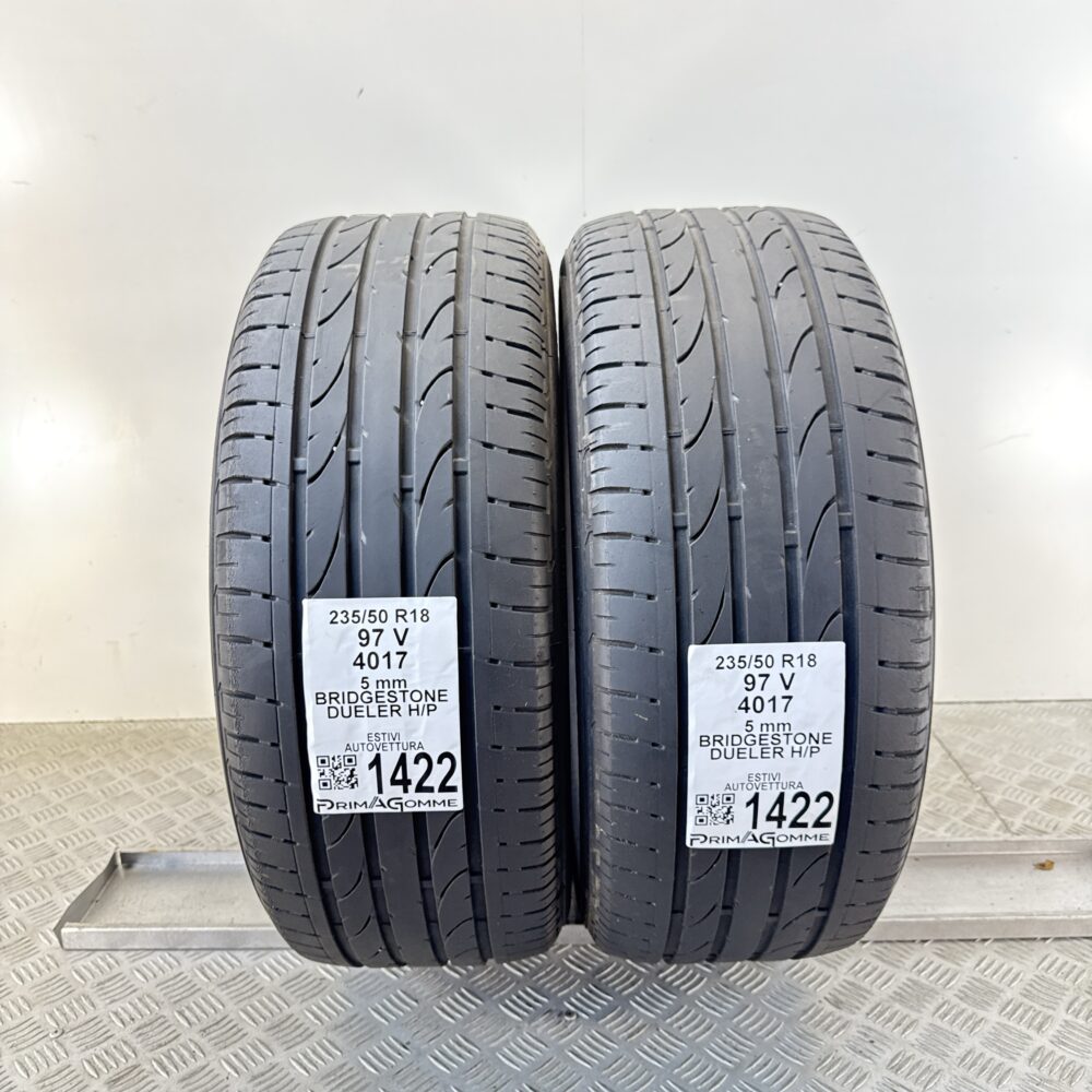Gomme Usate 235 50 R18 97V Bridgestone Dueler H/P 71% Estive | Gomme Usate | PrimaGomme.it Gomme Usate 235 50 R18 97V Bridgestone Dueler H/P 71% Estive