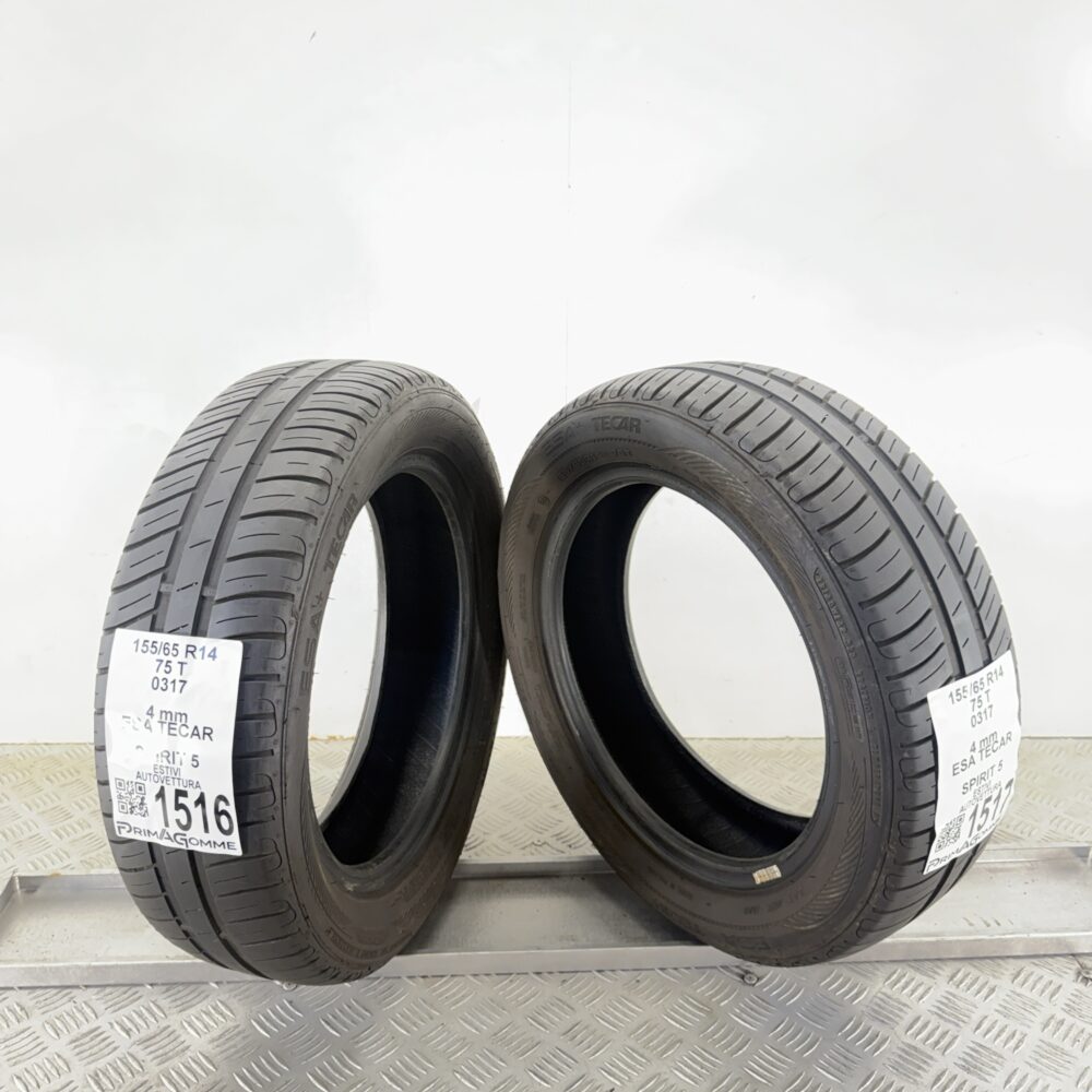 Pneumatici Usati 155 65 R14 75T Esa Tecar Spirit 5 Estive | Gomme Usate | PrimaGomme.it Pneumatici usati 155 65 R14 Esa Tecar Spirit 5 - foto 3