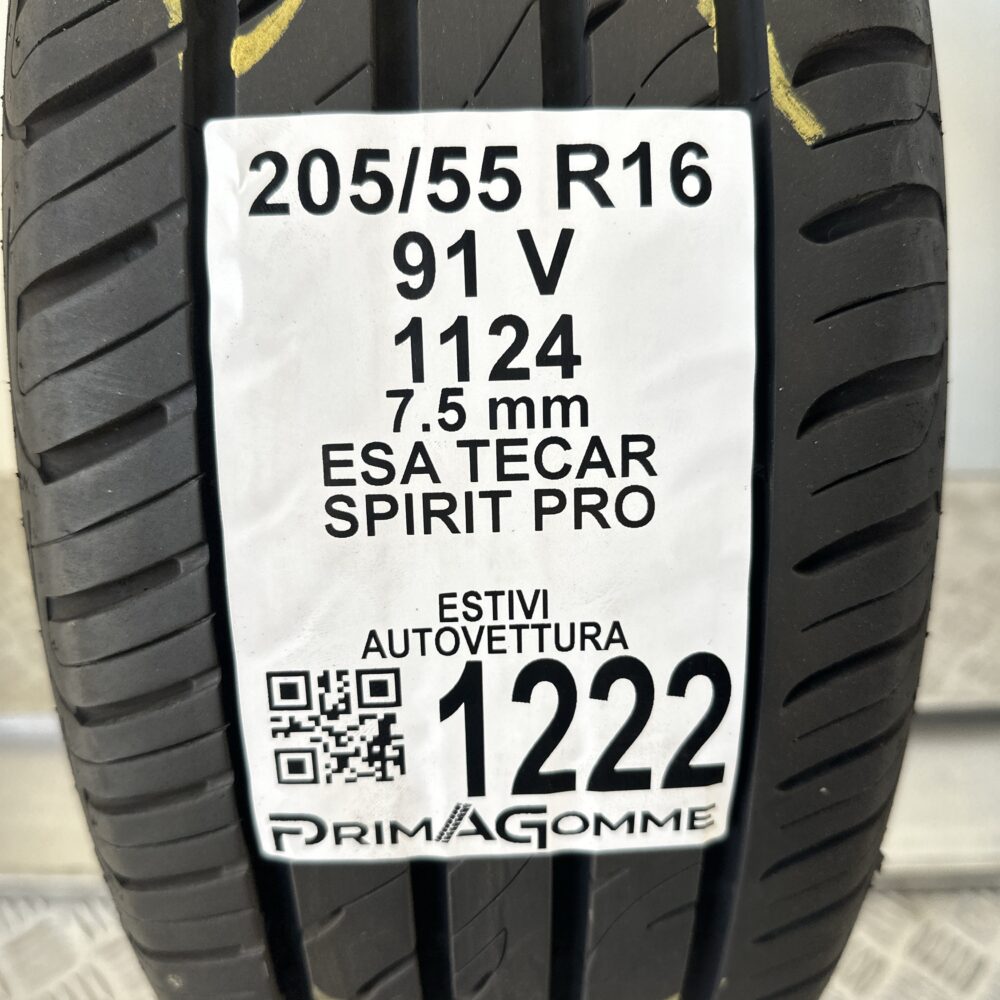 Pneumatico Usato 205 55 R16 91V Esa Tecar Spirit Pro 100% Estivo | Gomme Usate | PrimaGomme.it Pneumatico usato 205 55 R16 Esa Tecar Spirit Pro
