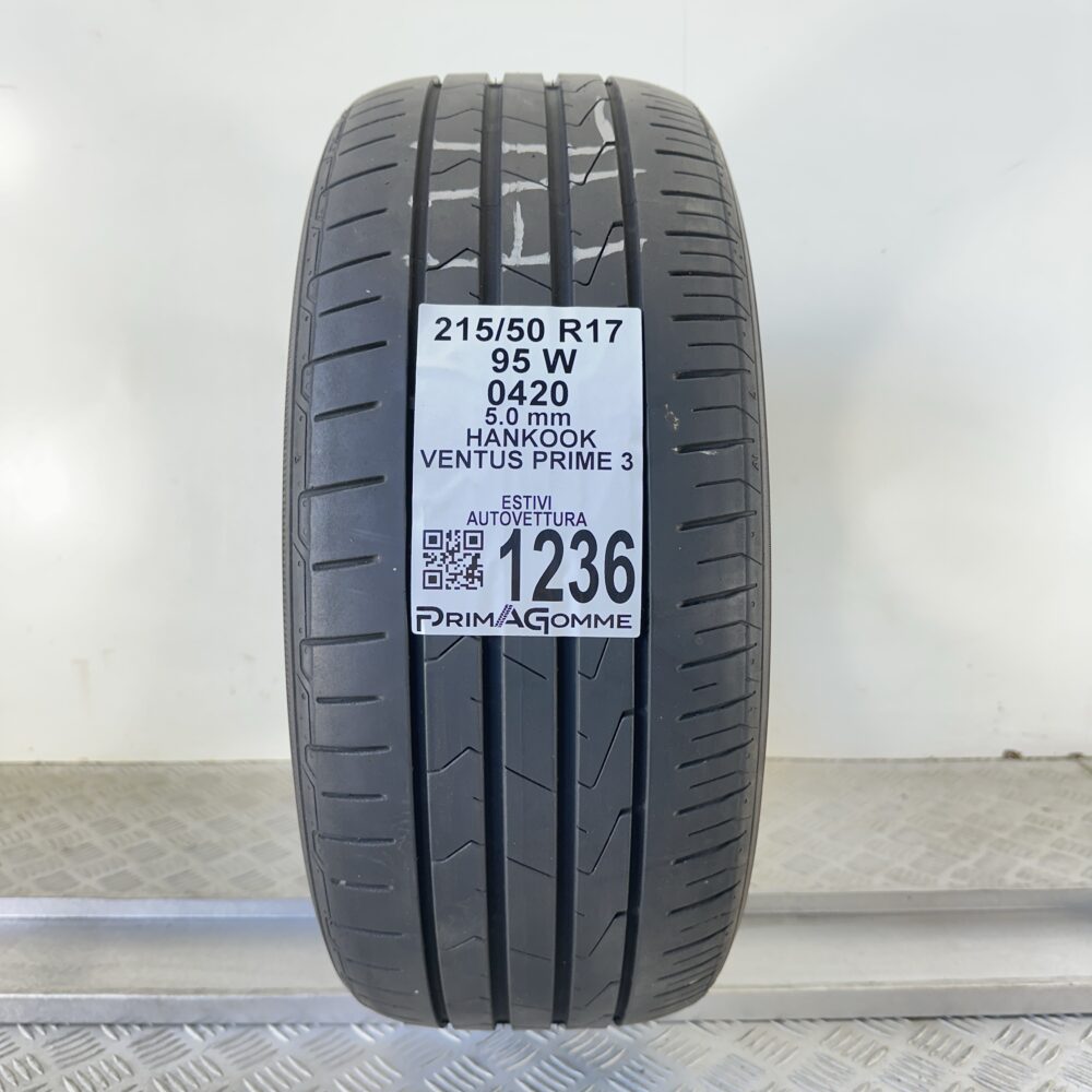 Pneumatico Usato 215 50 R17 95W Hankook Ventus Prime 3 71% Estivo | Gomme Usate | PrimaGomme.it Pneumatico usato 215 50 R17 Hankook Ventus Prime 3 - foto 5