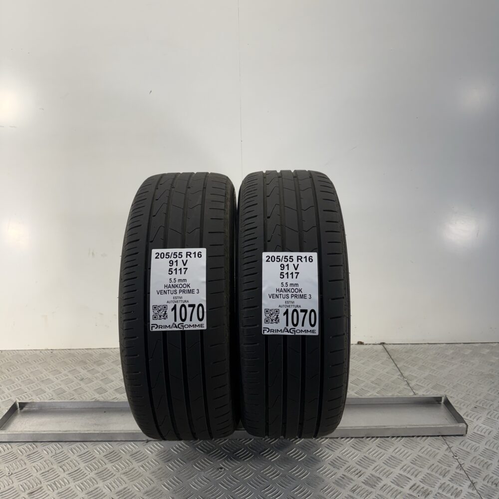 Gomme Usate 205 55 R16 91V Hankook Ventus Prime 3 78% Estive | Gomme Usate | PrimaGomme.it Gomme Usate 205 55 R16 91V Hankook Ventus Prime 3 78% Estive