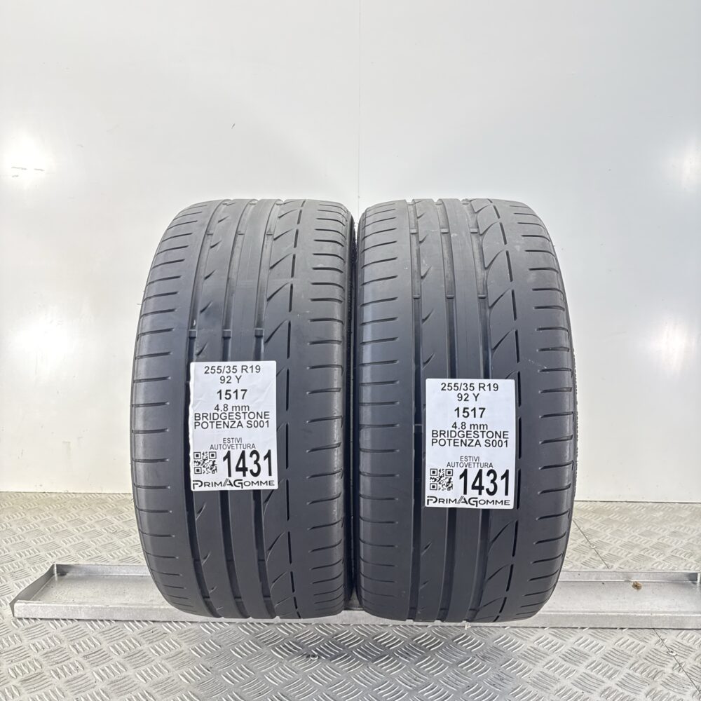 Gomme Usate 255 35 R19 92Y Bridgestone Potenza S001 Estive | Gomme Usate | PrimaGomme.it Gomme Usate 255 35 R19 92Y Bridgestone Potenza S001 Estive