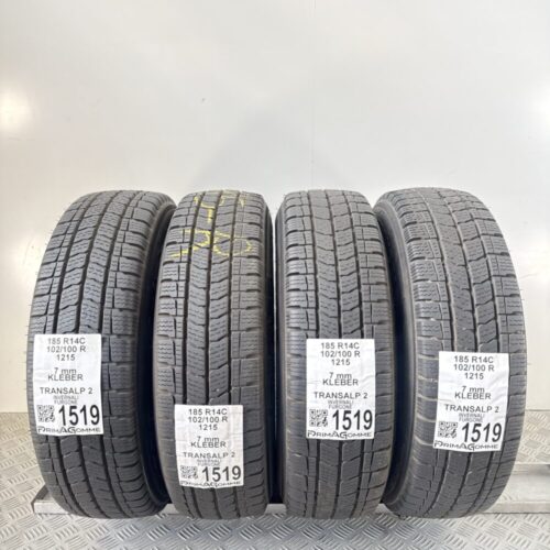 Gomme Usate 185 R14C 102/100 Kleber Transalp 2 99% Invernali