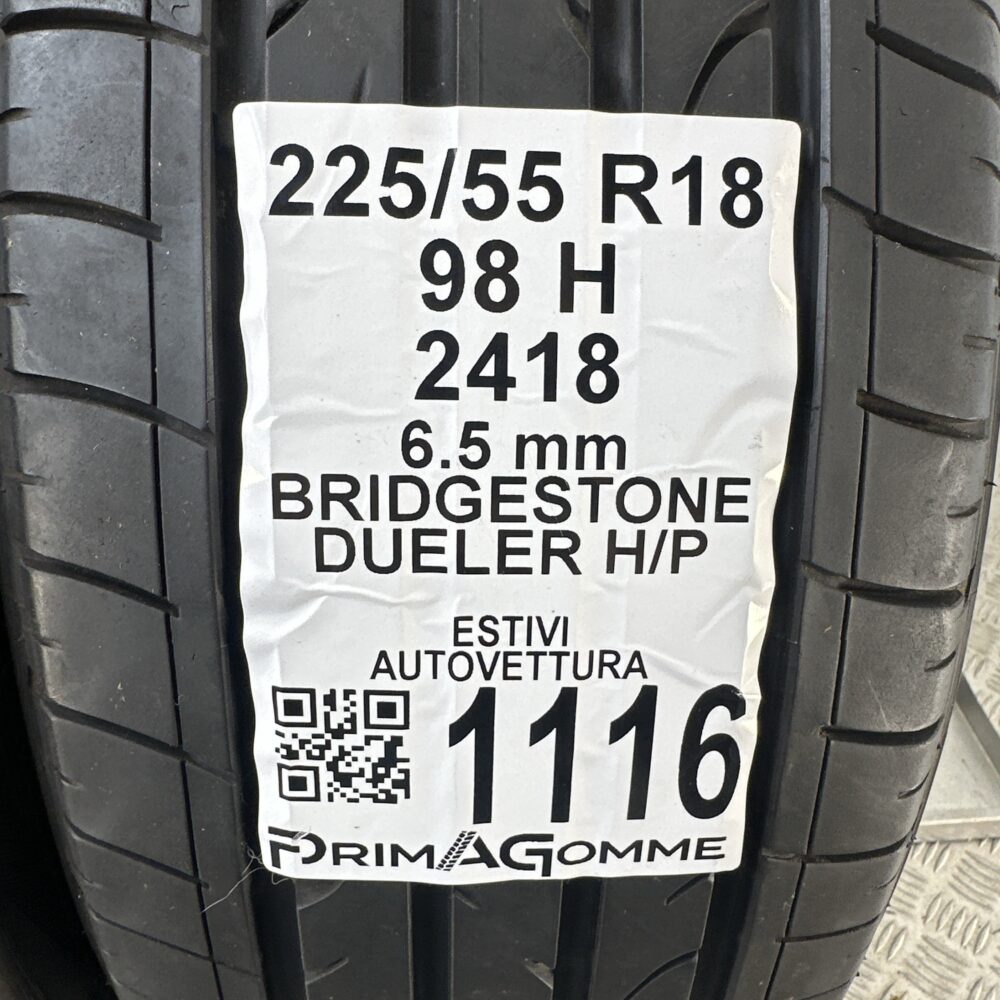 Gomme Usate 225 55 R18 98H Bridgestone Dueler H/P 93% Estive | Gomme Usate | PrimaGomme.it Gomme Usate 225 55 R18 98H Bridgestone Dueler H/P 93% Estive - immagine 3