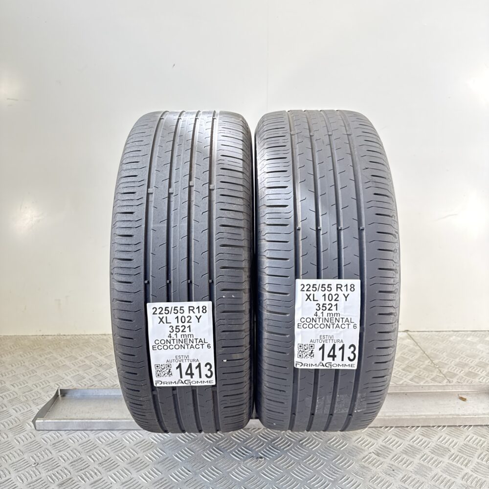 Gomme Usate 225 55 R18 XL 102Y Continental Ecocontact 6 Estive | Gomme Usate | PrimaGomme.it Gomme Usate 225 55 R18 XL 102Y Continental Ecocontact 6 Estive