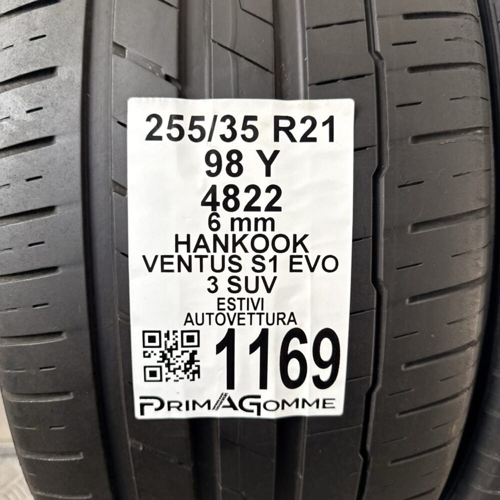 Gomme Usate 255 35 R21 98Y Hankook Ventus S1 Evo 86% Estive | Gomme Usate | PrimaGomme.it Gomme Usate 255 35 R21 98Y Hankook Ventus S1 Evo 86% Estive - immagine 3