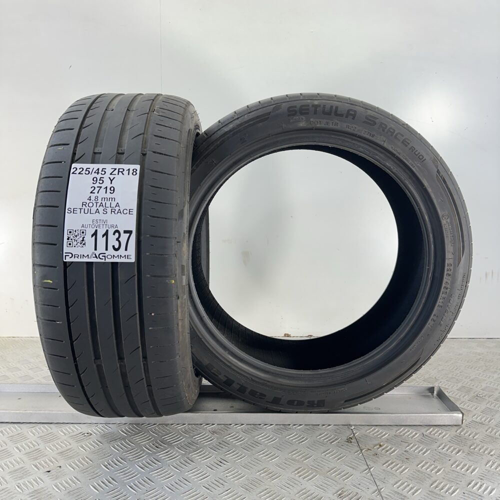 Gomme Usate 225 45 ZR18 95Y Rotalla Setula S Race Estive | Gomme Usate | PrimaGomme.it Gomme Usate 225 45 ZR18 95Y Rotalla Setula S Race Estive - immagine 6