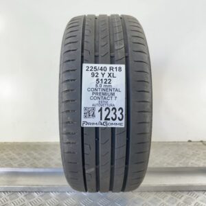 Pneumatico Usato 225 40 R18 XL 92Y Continental Premium Contact 7 71% Estivo