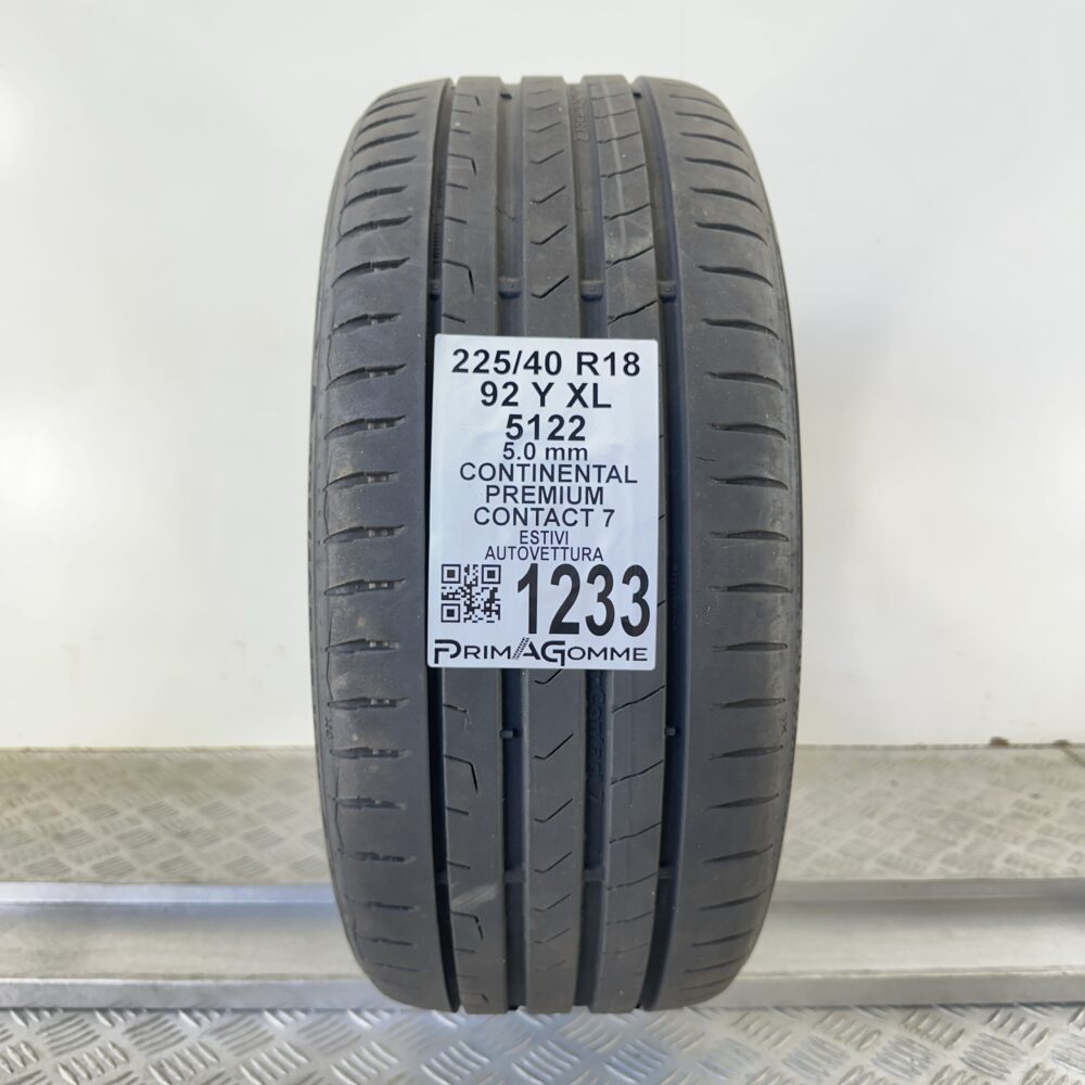 Pneumatico Usato 225 40 R18 XL 92Y Continental Premium Contact 7 71% Estivo | Gomme Usate | PrimaGomme.it Pneumatico usato 225 40 R18 Continental Premium Contact 7 - foto 5