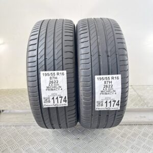 Gomme Usate 195 55 R16 87H Michelin Primacy 4 Estive