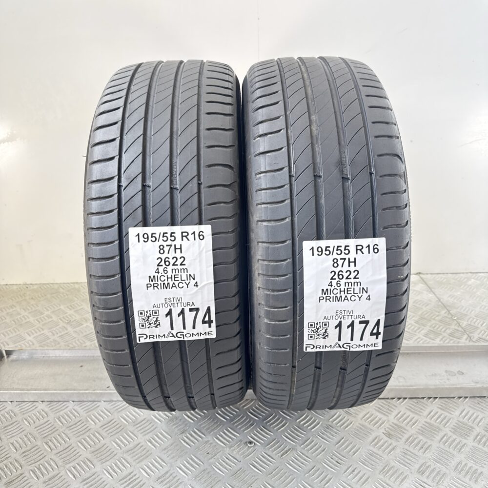 Gomme Usate 195 55 R16 87H Michelin Primacy 4 Estive | Gomme Usate | PrimaGomme.it Gomme Usate 195 55 R16 87H Michelin Primacy 4 Estive