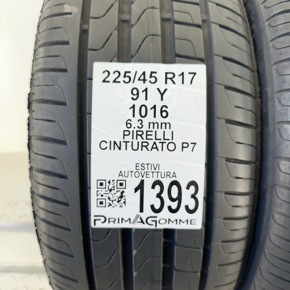 Pneumatici Usati 225 45 R17 91Y Pirelli Cinturato P7 90% Estive | Gomme Usate | PrimaGomme.it Pneumatici usati 225 45 R17 Pirelli Cinturato P7 - foto 6