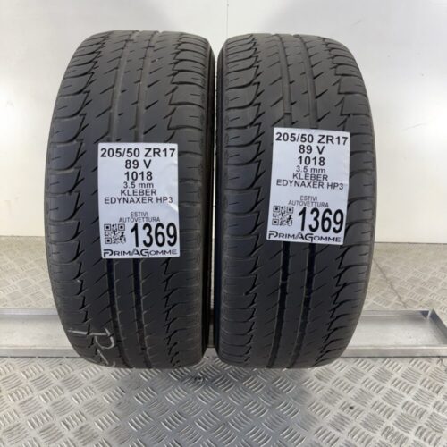 Pneumatici Usati 205 50 ZR17 89V Kleber Edynaxer HP3 Estive