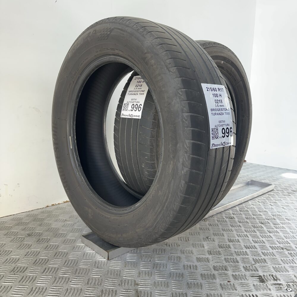 Gomme Usate 215 60 R17 100H Bridgestone Turanza T005 Estive | Gomme Usate | PrimaGomme.it Gomme Usate 215 60 R17 100H Bridgestone Turanza T005 Estive - immagine 4