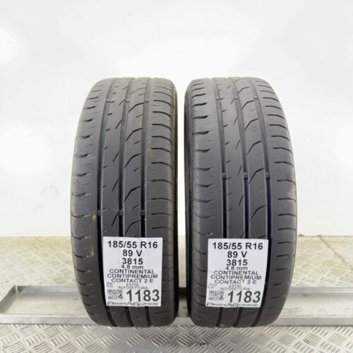 Gomme Usate 185 55 R16 89V Continental Contact 2 E Estive