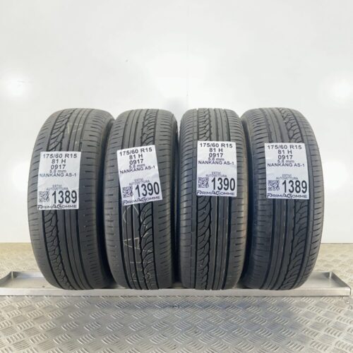Gomme Usate 175 60 R15 81H Nankang AS-1 83% Estive