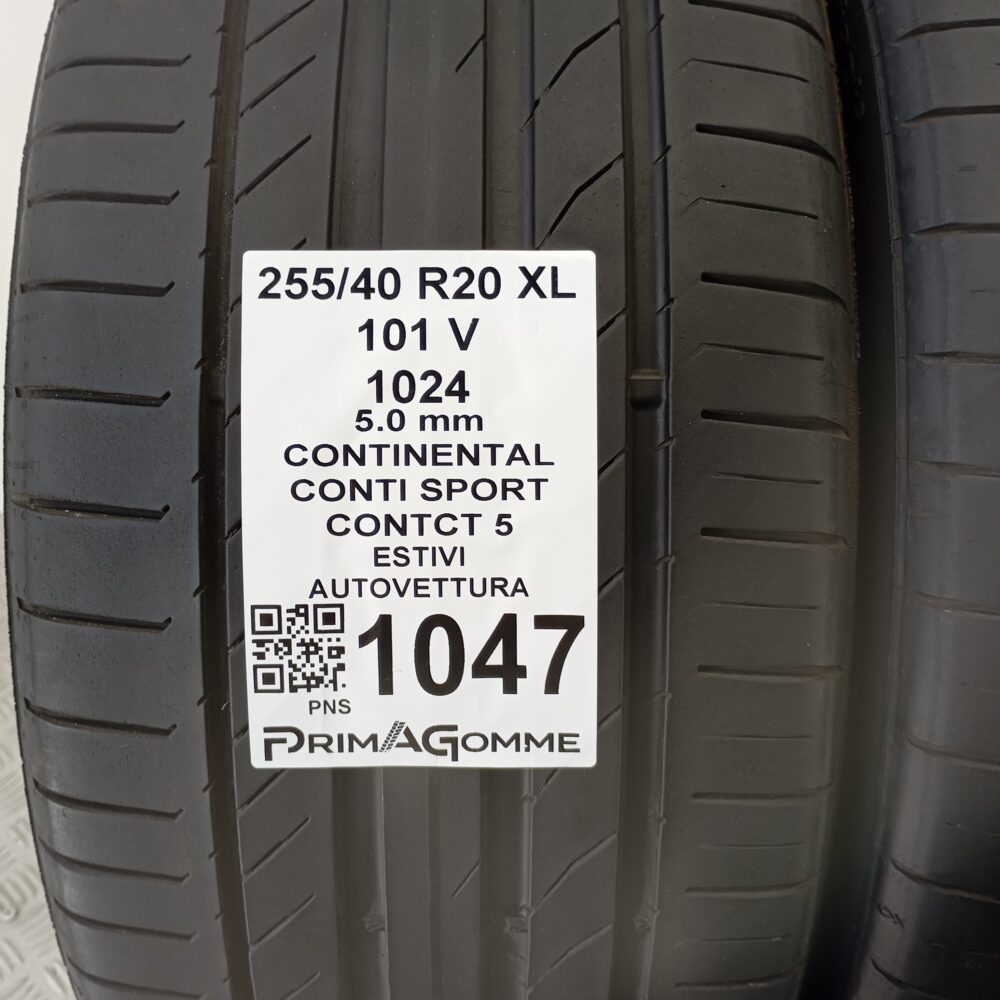 Gomme Usate 255 40 R20 XL 101V Continental Conti Sport Contact 5 71% Estive | Gomme Usate | PrimaGomme.it Gomme Usate 255 40 R20 XL 101V Continental Conti Sport Contact 5 71% Estive - immagine 3
