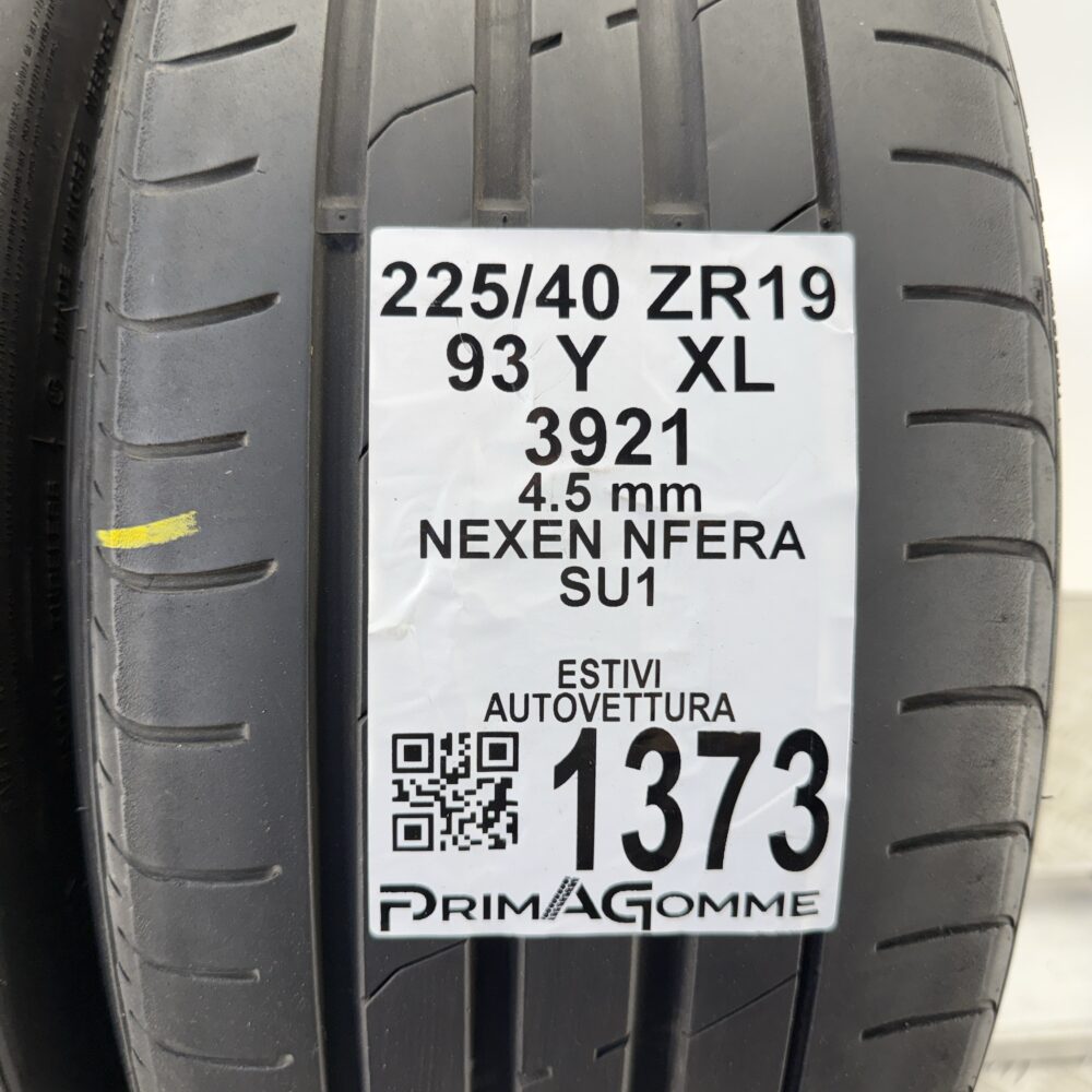 Gomme Usate 225 40 ZR19 93Y Nexen Nfera SU1 Estive | Gomme Usate | PrimaGomme.it Gomme Usate 225 40 ZR19 93Y Nexen Nfera SU1 Estive - immagine 3