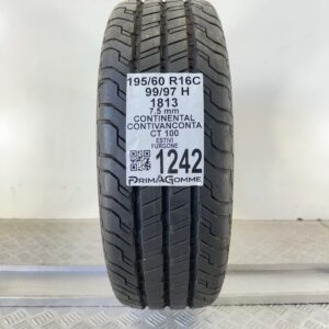 Pneumatico Usato 195 60 R16C 99/97H Continental ContiVanContact CT 100 Estivo