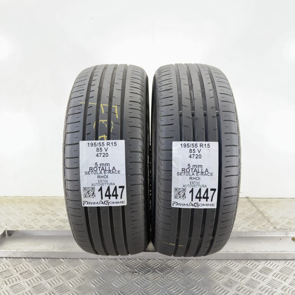 Gomme Usate 195 55 R15 85V Rotalla Setula E-Race 71% Estive | Gomme Usate | PrimaGomme.it Gomme Usate 195 55 R15 85V Rotalla Setula E-Race 71% Estive