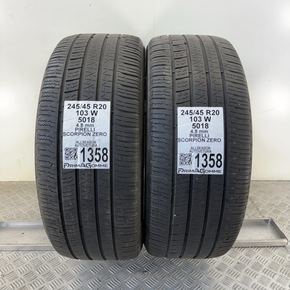 Gomme Usate 245 45 R20 103W Pirelli Scorpion Zero Estive | Gomme Usate | PrimaGomme.it Gomme Usate 245 45 R20 103W Pirelli Scorpion Zero Estive