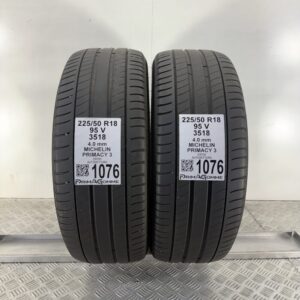 Gomme Usate 225 50 R18 95V Michelin Primacy 3 Estive