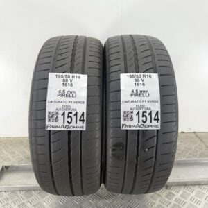 Gomme Usate 195 50 R16 88V Pirelli Cinturato P1 Verde Estive