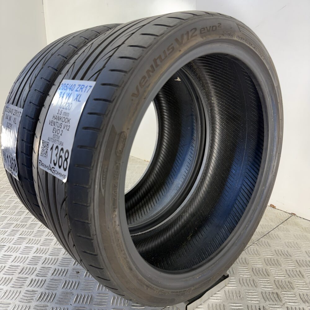 Gomme Usate 205 40 ZR17 XL 84W Hankook Ventus V12 Evo 2 Estive | Gomme Usate | PrimaGomme.it Gomme Usate 205 40 ZR17 XL 84W Hankook Ventus V12 Evo 2 Estive - immagine 12