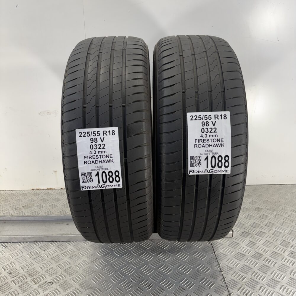 Gomme Usate 225 55 R18 98V Firestone Roadhawk Estive | Gomme Usate | PrimaGomme.it Gomme Usate 225 55 R18 98V Firestone Roadhawk Estive
