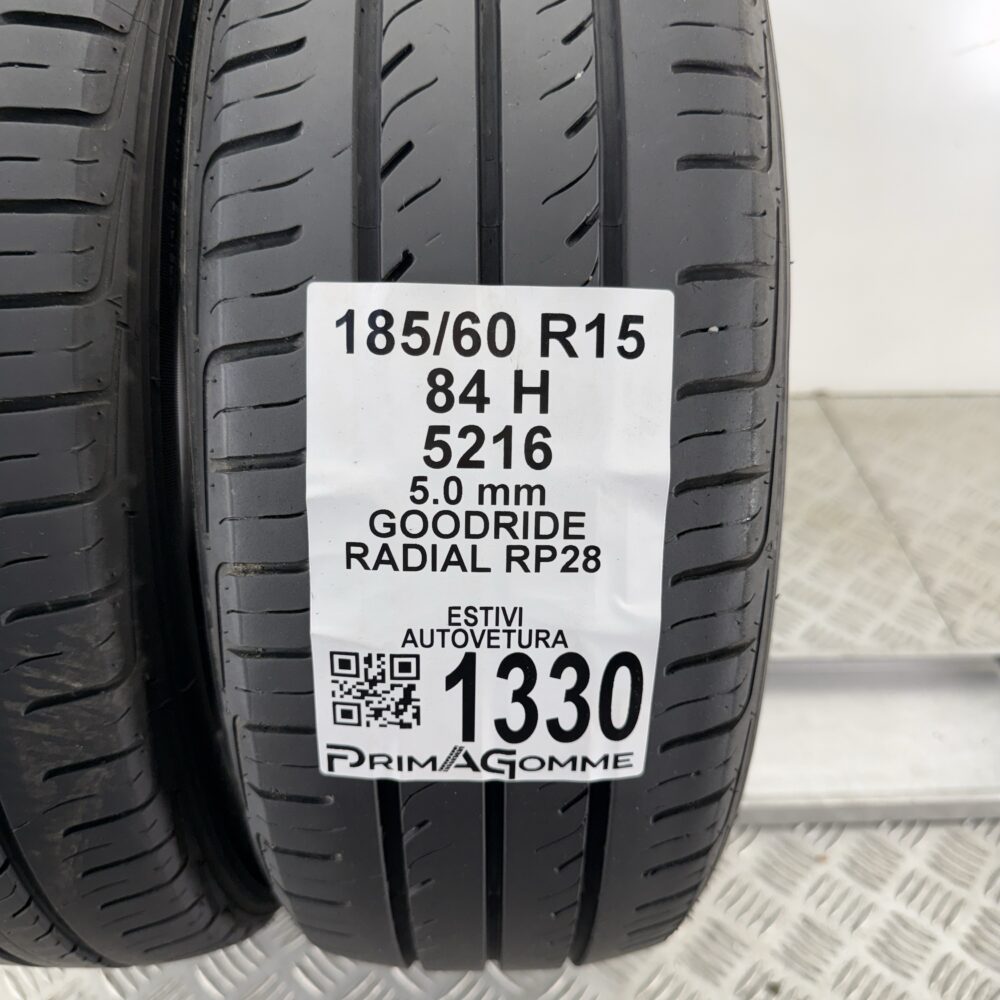 Gomme Usate 185 60 R15 84H Goodride Radial RP28 71% Estive | Gomme Usate | PrimaGomme.it Gomme Usate 185 60 R15 84H Goodride Radial RP28 71% Estive - immagine 3