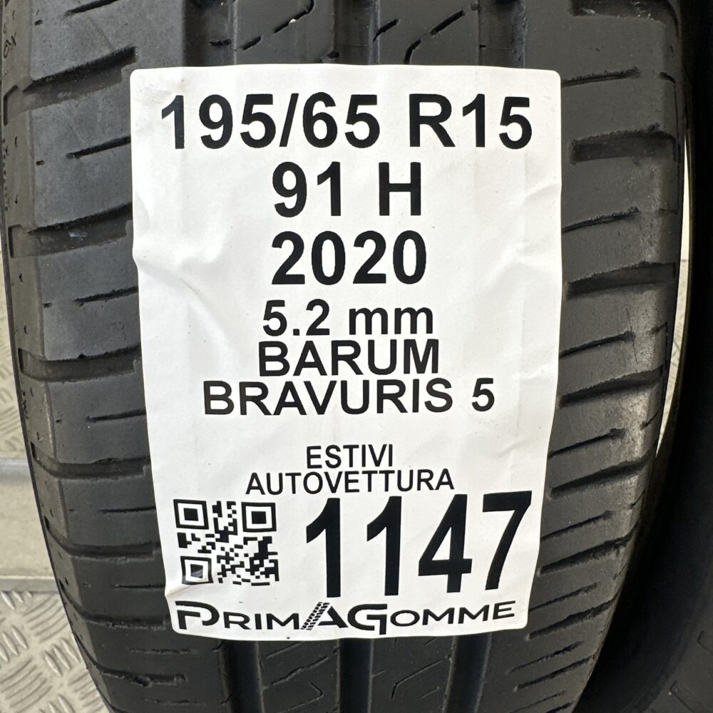 Gomme Usate 195 65 R15 91H Barum Bravuris 5 74% Estive | Gomme Usate | PrimaGomme.it Gomme Usate 195 65 R15 91H Barum Bravuris 5 74% Estive - immagine 3