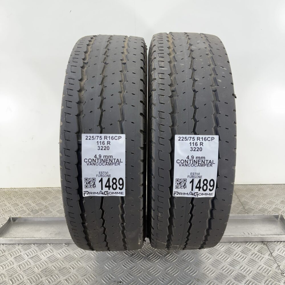 Gomme Usate 225 75 R16CP 116R Continental VancoCamper Estive | Gomme Usate | PrimaGomme.it Gomme Usate 225 75 R16CP 116R Continental VancoCamper Estive